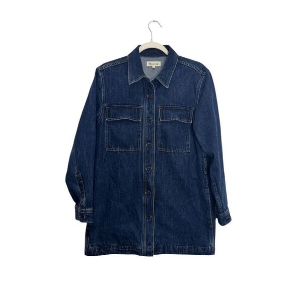 MADEWELL Denim Utility Shirt-Jacket *no belt - Picture 8 of 11